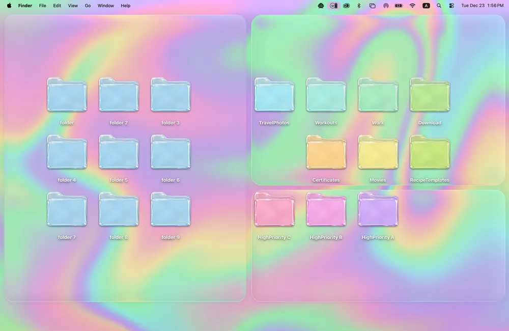 Candy Glass pastel mac wallpaper