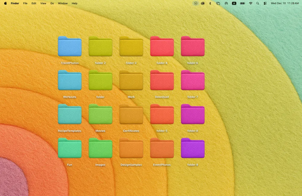 Rainbow Felt rainbow macbook wallpaper